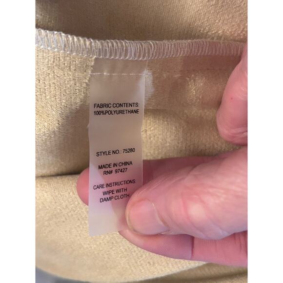 Dolce Cabo Dress Large Cream With Silver Buttons Mini MSRP$ 170 - Picture 5 of 7